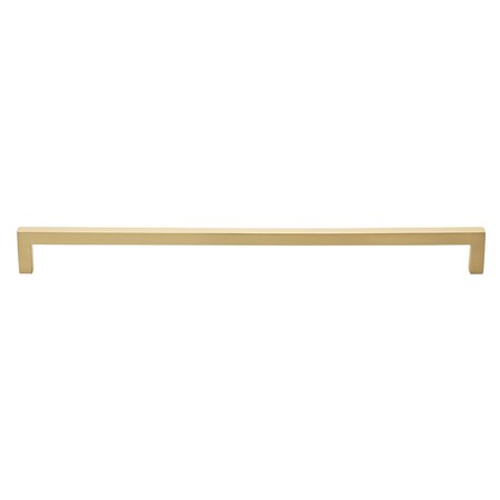 Gliderite Hardware 12-5/8 in. Center to Center Solid Square Bar Pull Champagne Gold 21683-320-CHPG-1